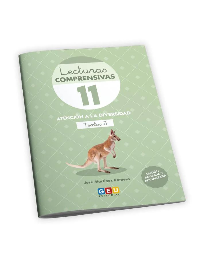 cuaderno 11 de Lecturas comprensivas forma parte de una colección de 21 cuadernos dedicados a comprensión lectora. Este cuaderno, junto con el 10 y el 12 son el apoyo idóneo para alumnos de 3º de Primaria.